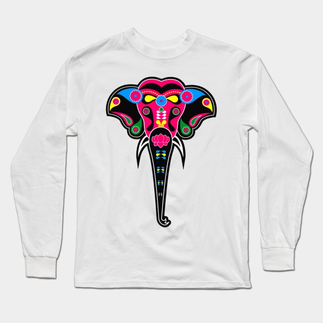 elephant Long Sleeve T-Shirt by ernestbrooks